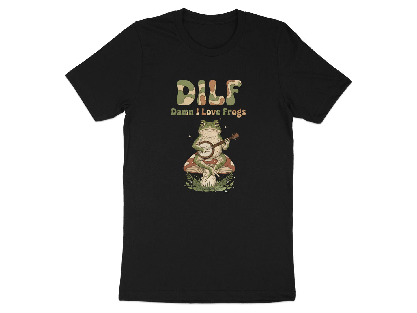 DILF - Damn I Love Frogs Banjo T-Shirt