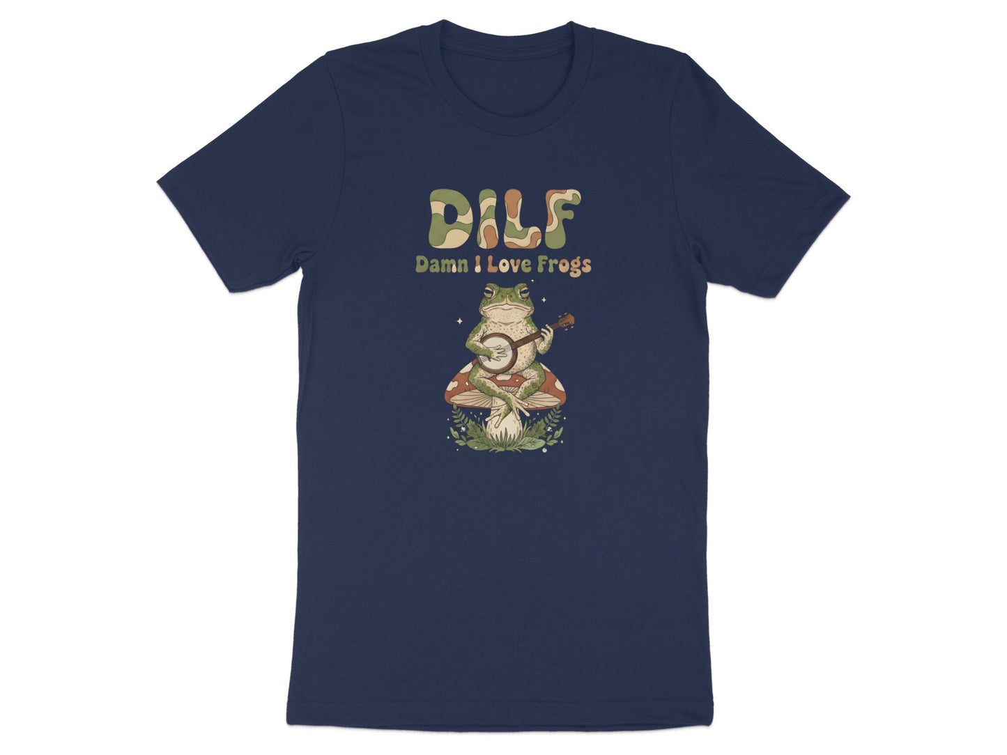 DILF - Damn I Love Frogs Banjo T-Shirt