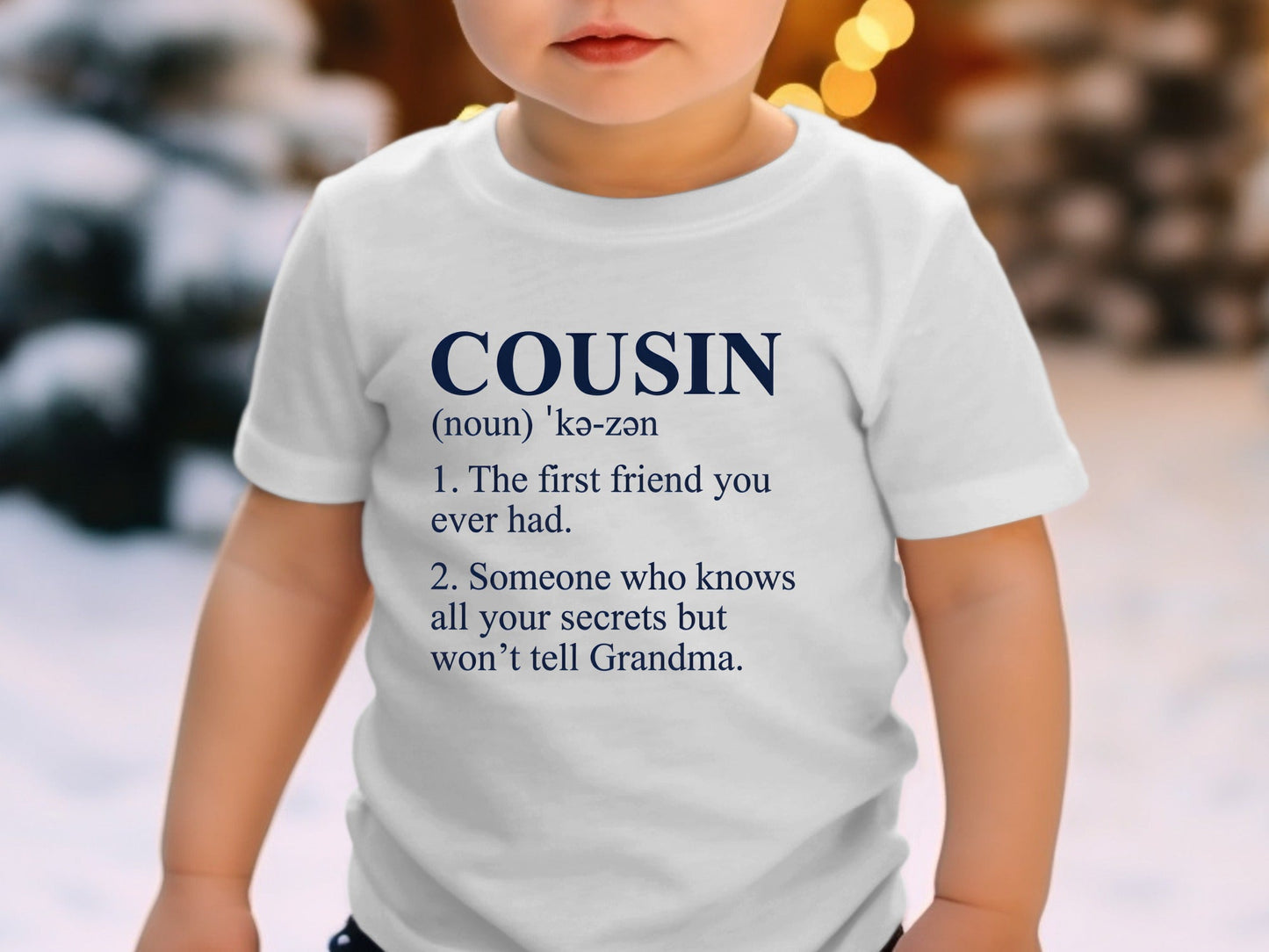 Funny Cousin Definition Dictionary Sarcastic Tee