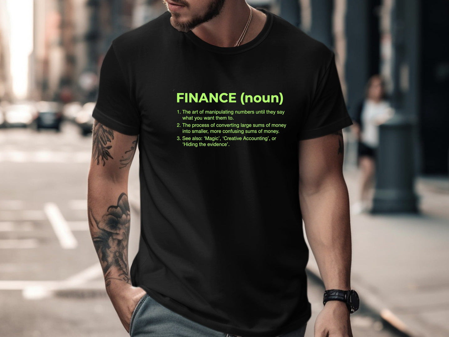 Finance Definition T-Shirt - Funny Professional Identity  Tee
