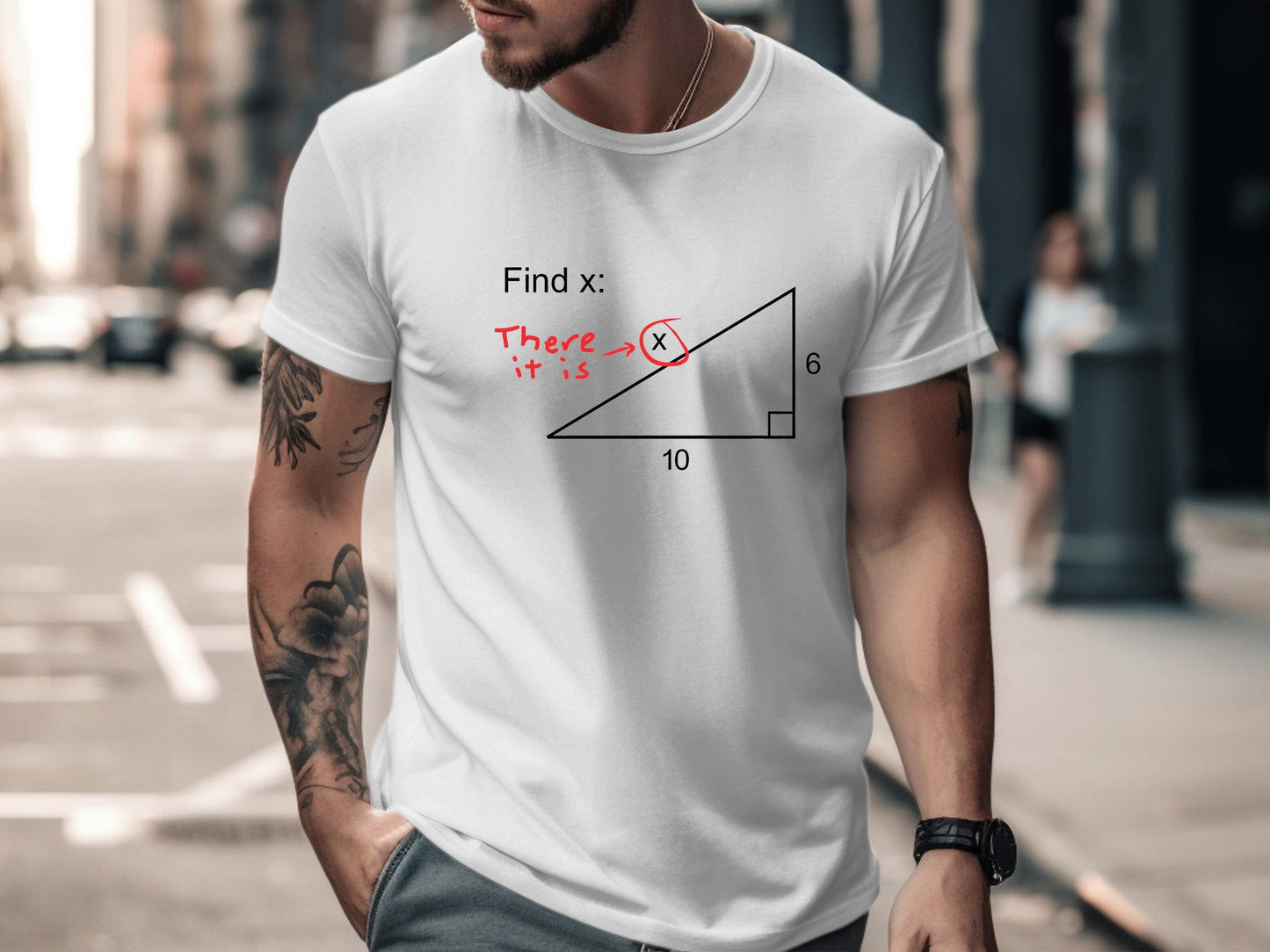 Find X Funny Math T-Shirt - Hilarious Geometry Teacher Tee