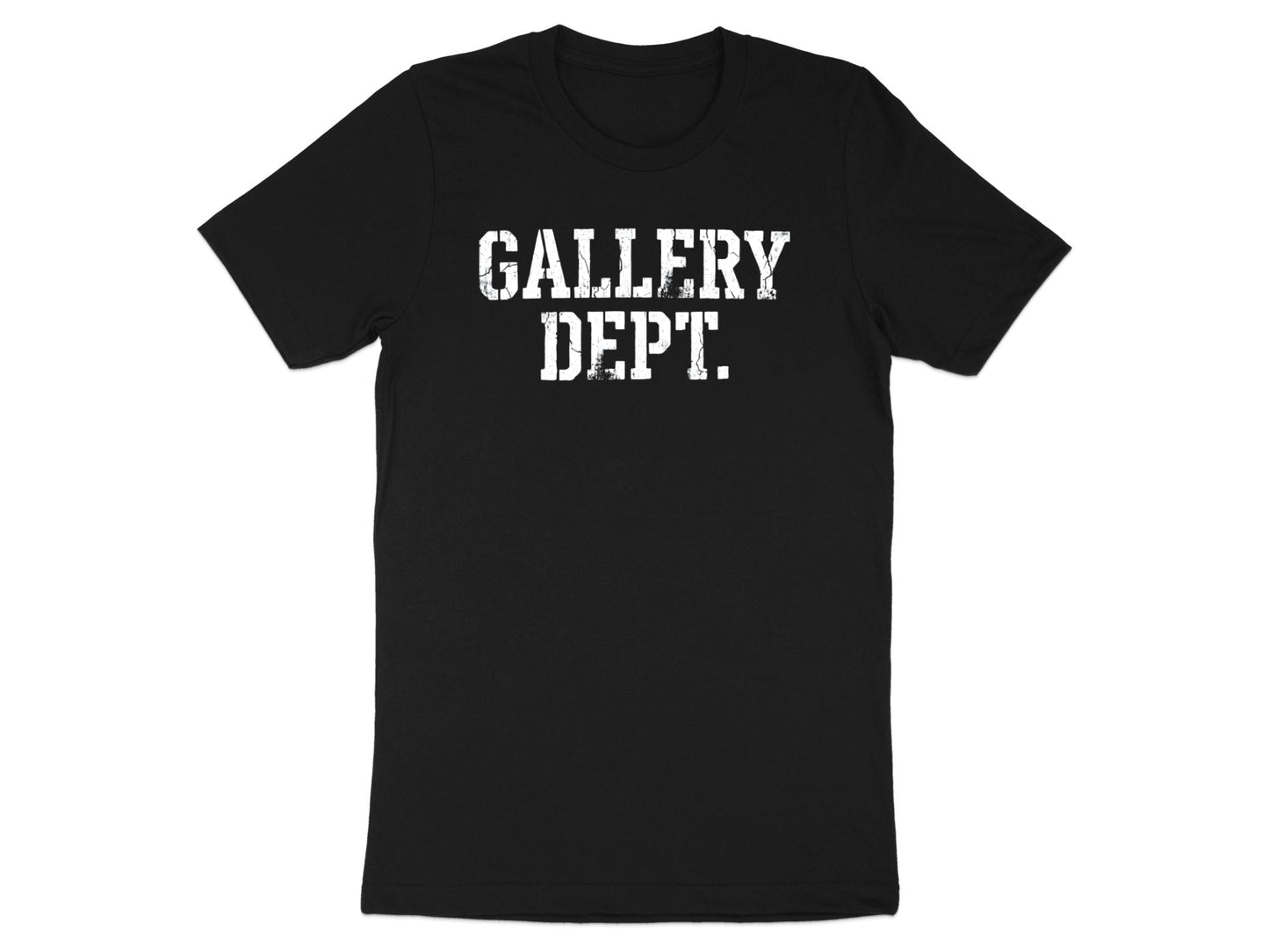 Gallery Dept Inspired Distressed Logo T-Shirt - Minimalist  Tee