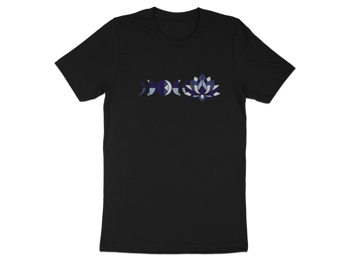 Moon Phase Lotus Spiritual T-Shirt