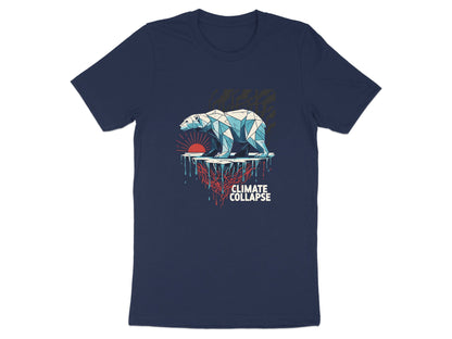 Climate Collapse Geometric Polar Bear Tee