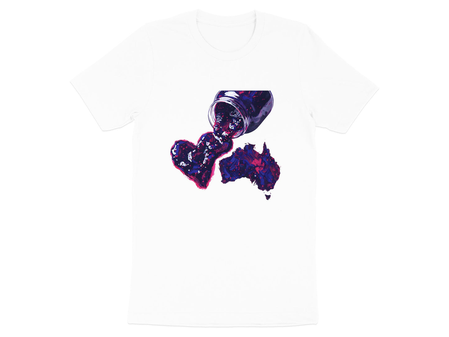Jam Heart Australia Map T-Shirt