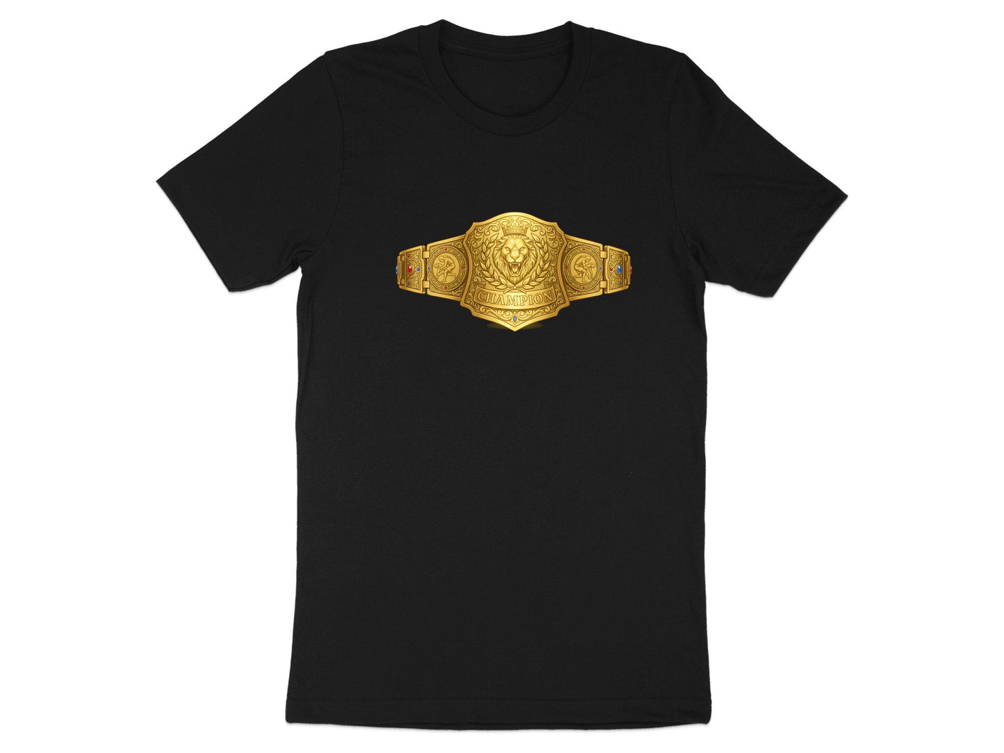 Golden Lion Champion Belt Graphic T-Shirt