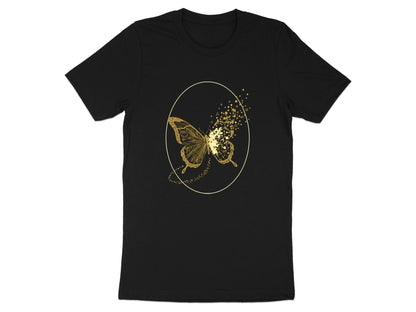 Shattered Golden Butterfly Graphic Tee