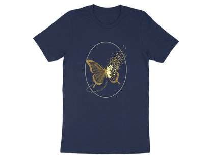 Shattered Golden Butterfly Graphic Tee