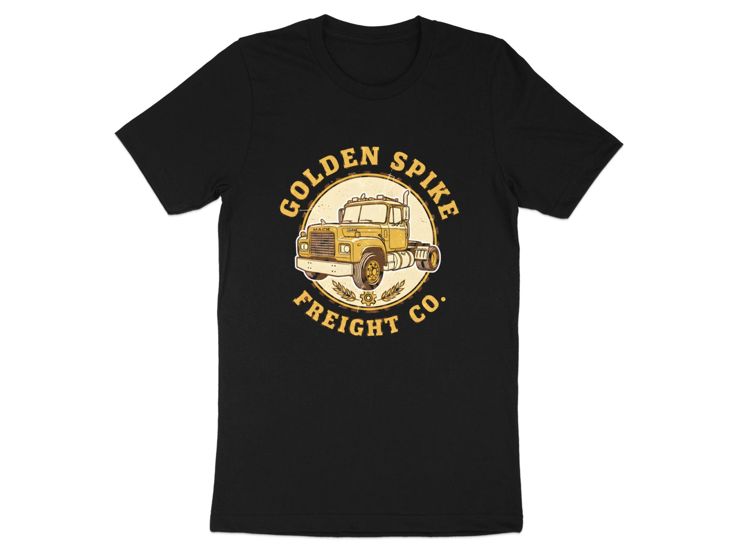Golden Spike Freight Co. Vintage Logo T-Shirt