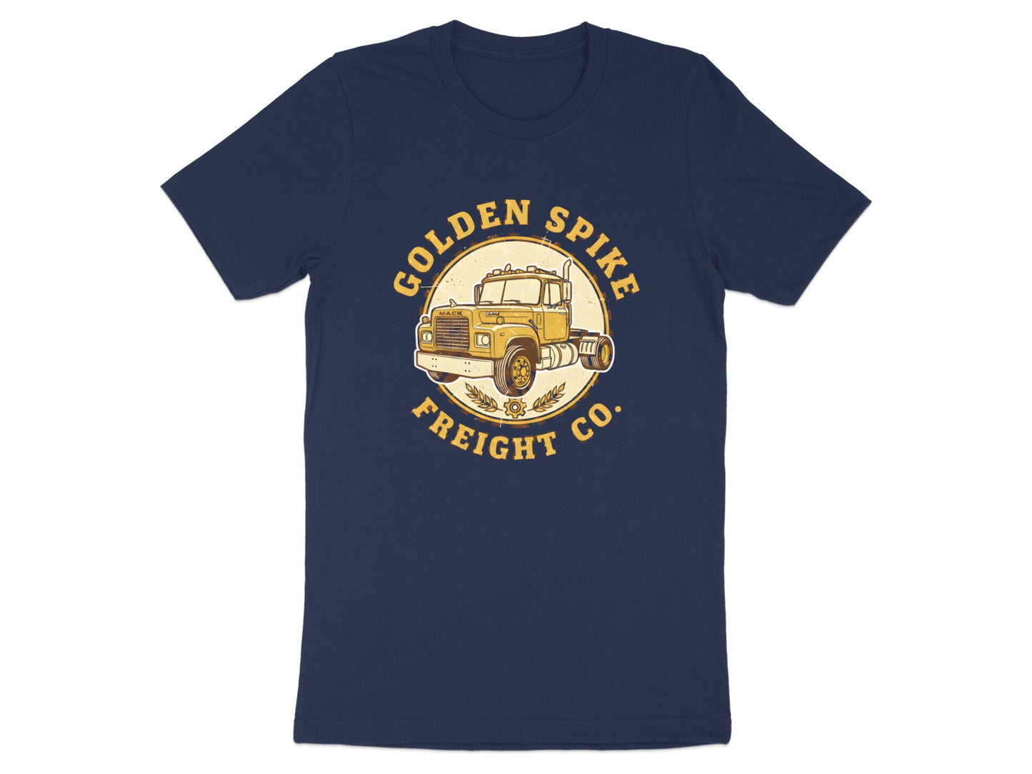Golden Spike Freight Co. Vintage Logo T-Shirt