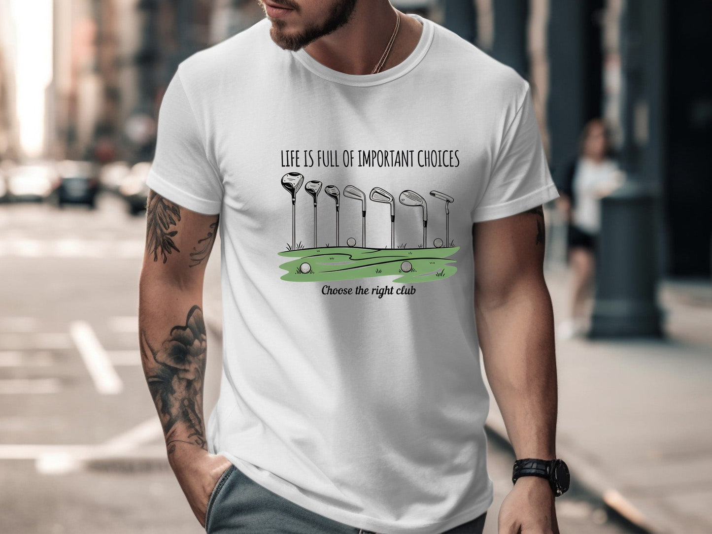 Important Choices Golf Club Selection T-Shirt