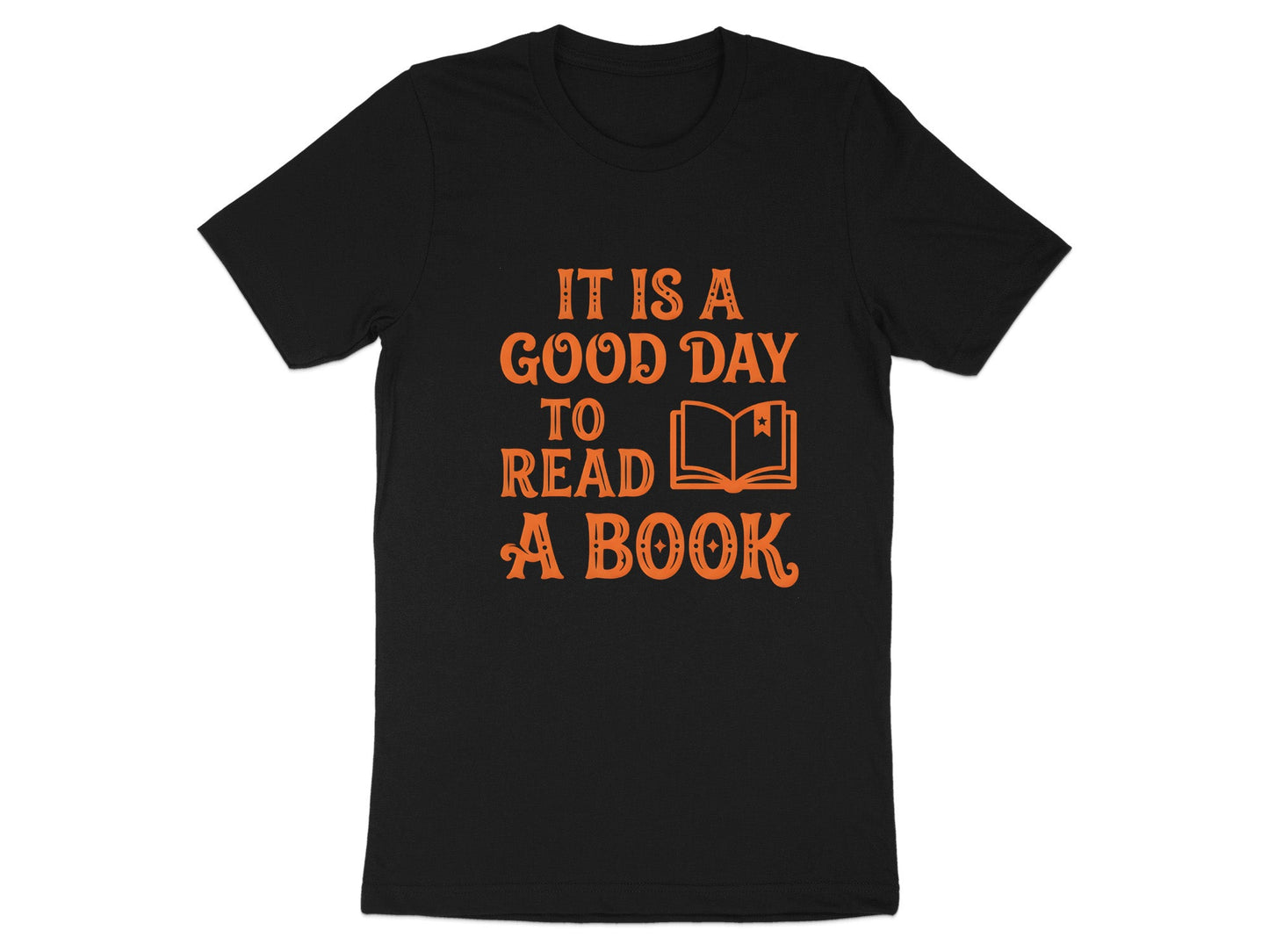 It Is A Good Day To Read A Book Retro Slogan Tee