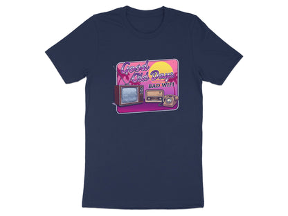 Good Old Days Bad Wifi Synthwave T-Shirt