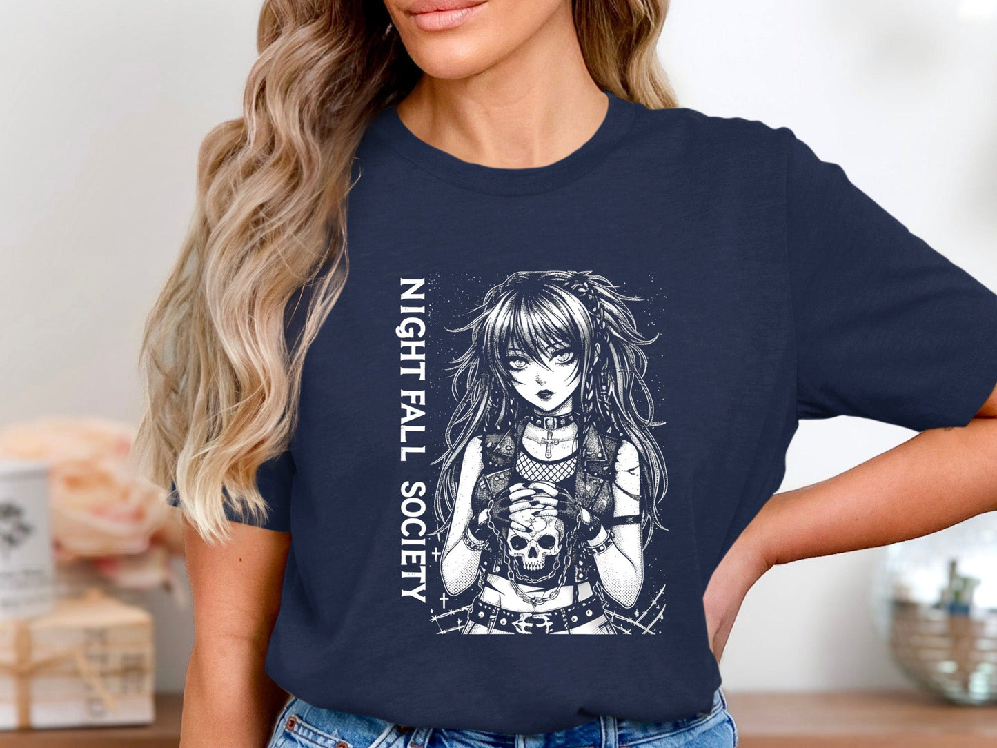 Night Fall Society Goth Anime T-Shirt