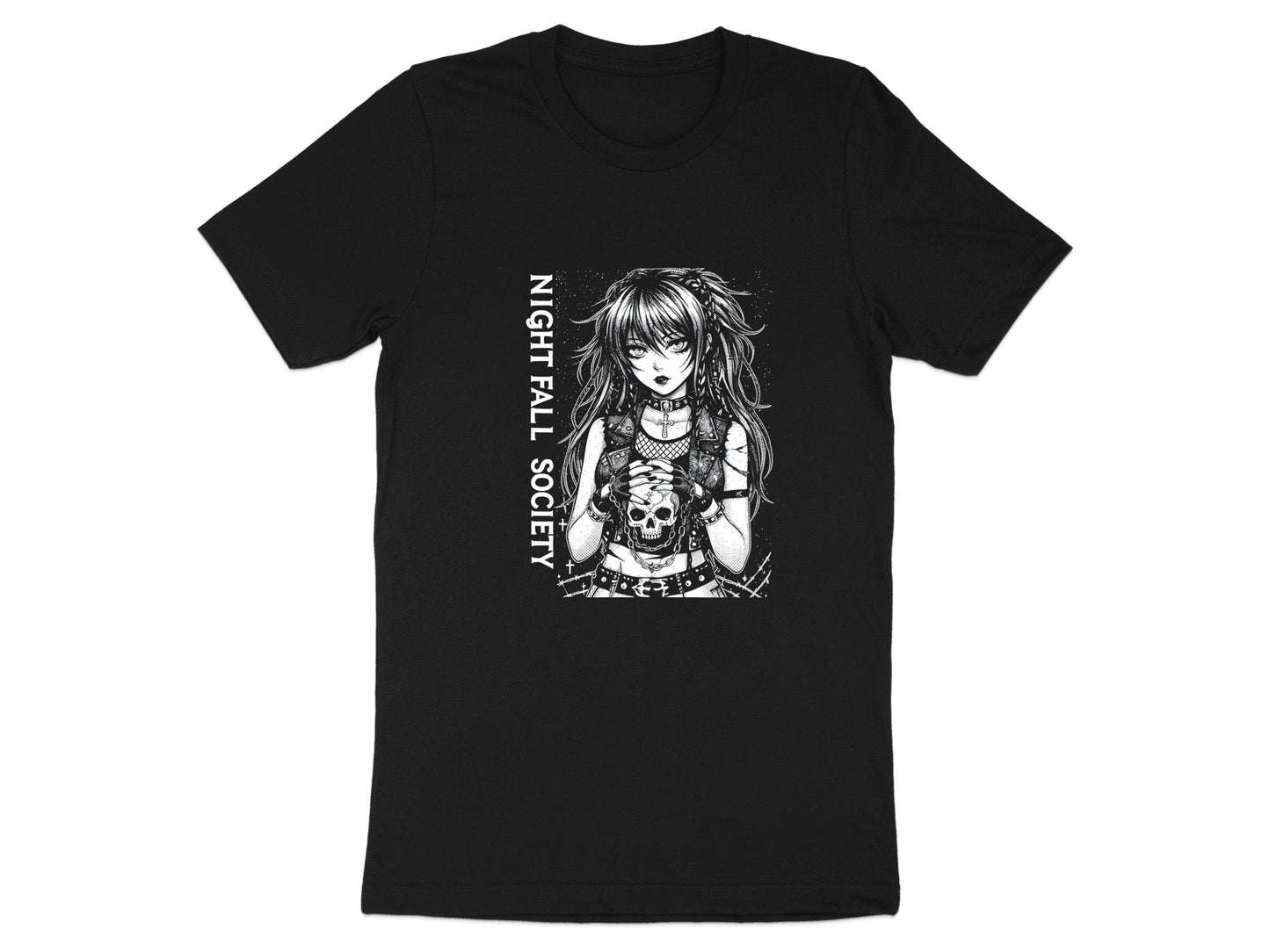 Night Fall Society Goth Anime T-Shirt
