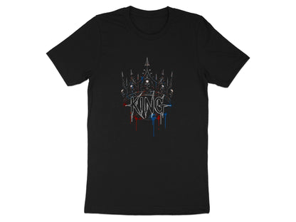 Gothic Skull Crown KING Graphic Tee