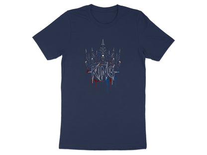 Gothic Skull Crown KING Graphic Tee
