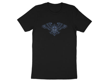 Eternal Faith Gothic Winged Shield Graphic Tee
