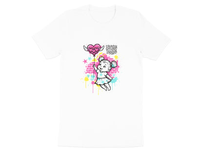 Little Love Graffiti Art Girl Graphic Tee