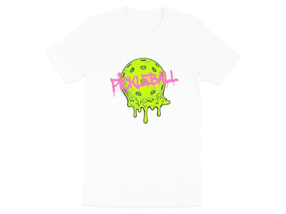 Melting Neon Pickleball Streetwear Graphic T-Shirt