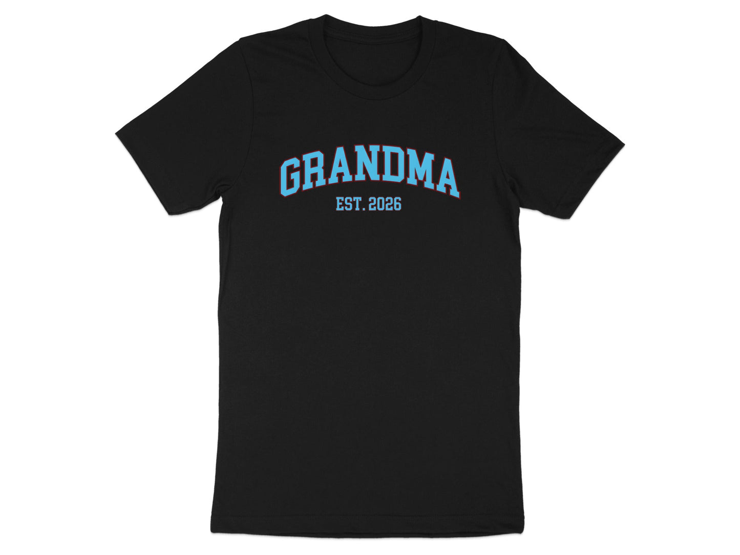 Grandma Est. 2026 Minimalist Sage Green Tee - New Grandparent Gift