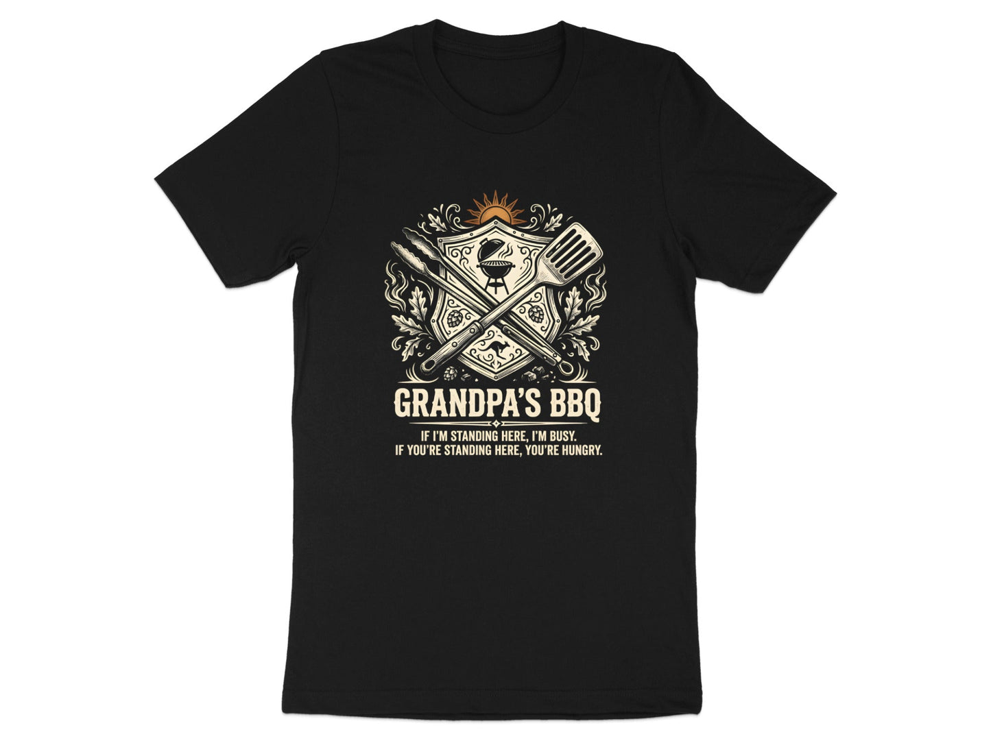 Grandpa's BBQ Master Quality Grilling Tee