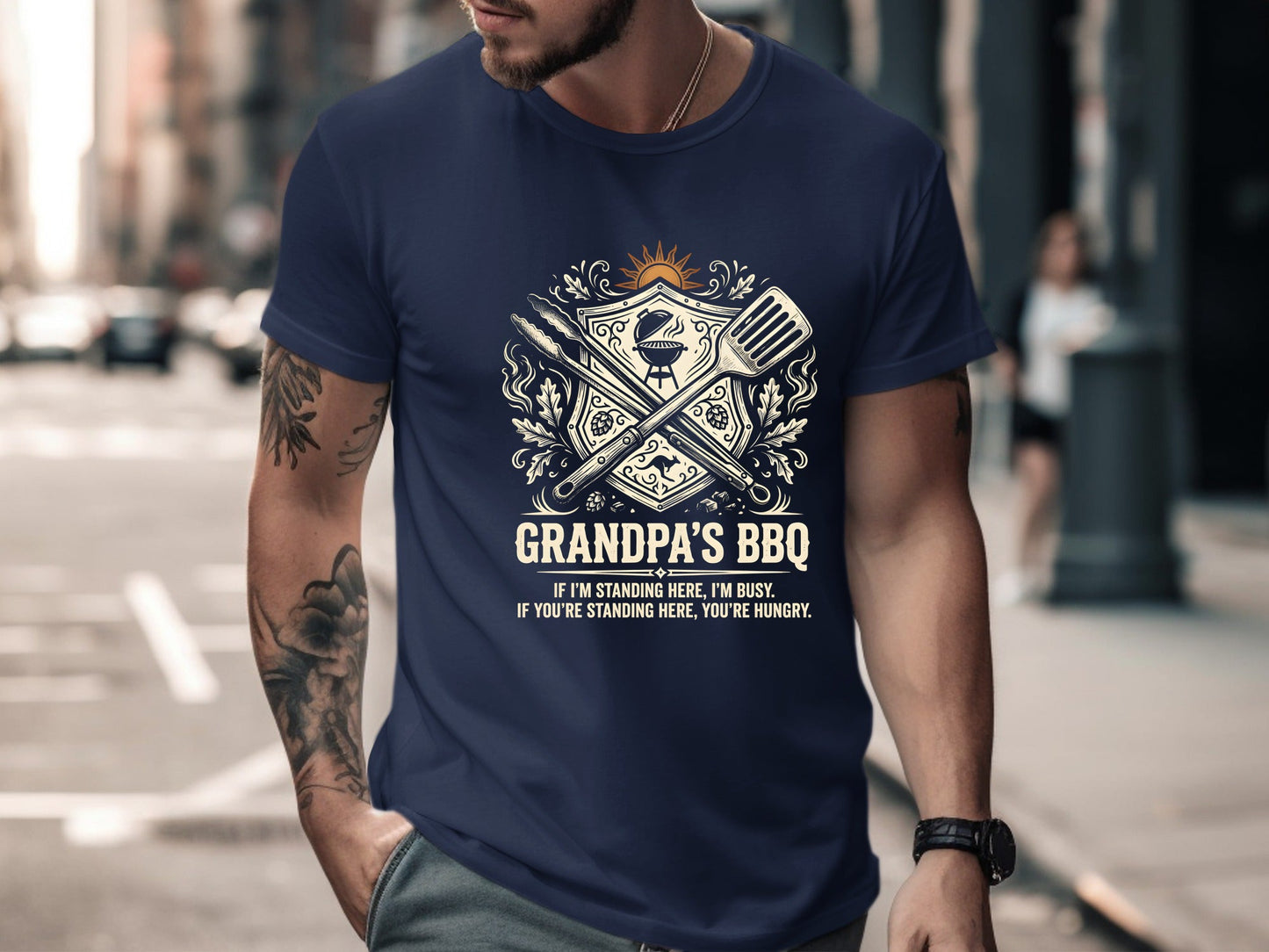 Grandpa's BBQ Master Quality Grilling Tee