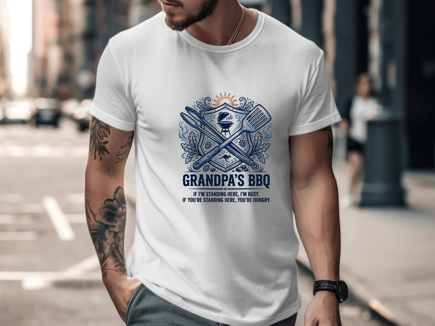 Grandpa's BBQ Master Quality Grilling Tee