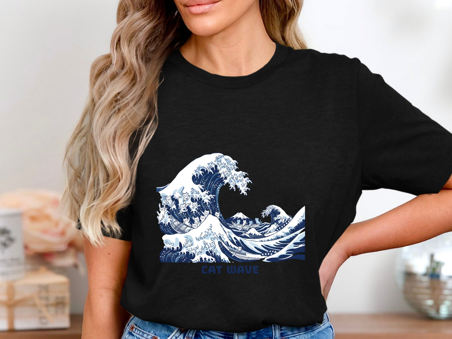 The Great Cat Wave Off Kanagawa T-Shirt