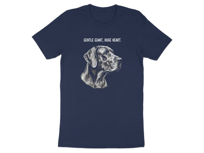 Great Dane 'Gentle Giant Huge Heart' Pencil Sketch Tee
