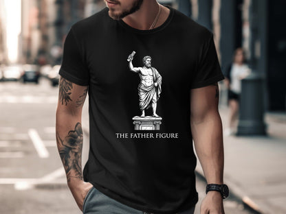 The Father Figure - Greek Statue Remote Tee