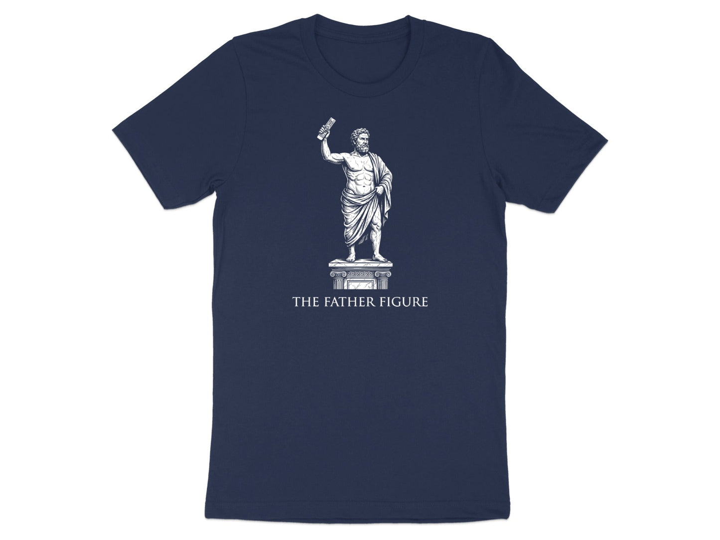 The Father Figure - Greek Statue Remote Tee