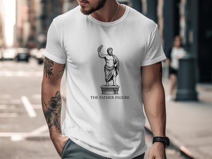 The Father Figure - Greek Statue Remote Tee