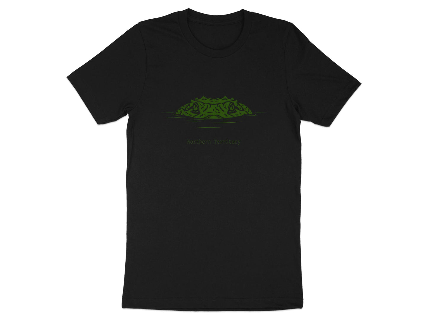 Northern Territory Crocodile Eyes T-Shirt - Lurking Croc