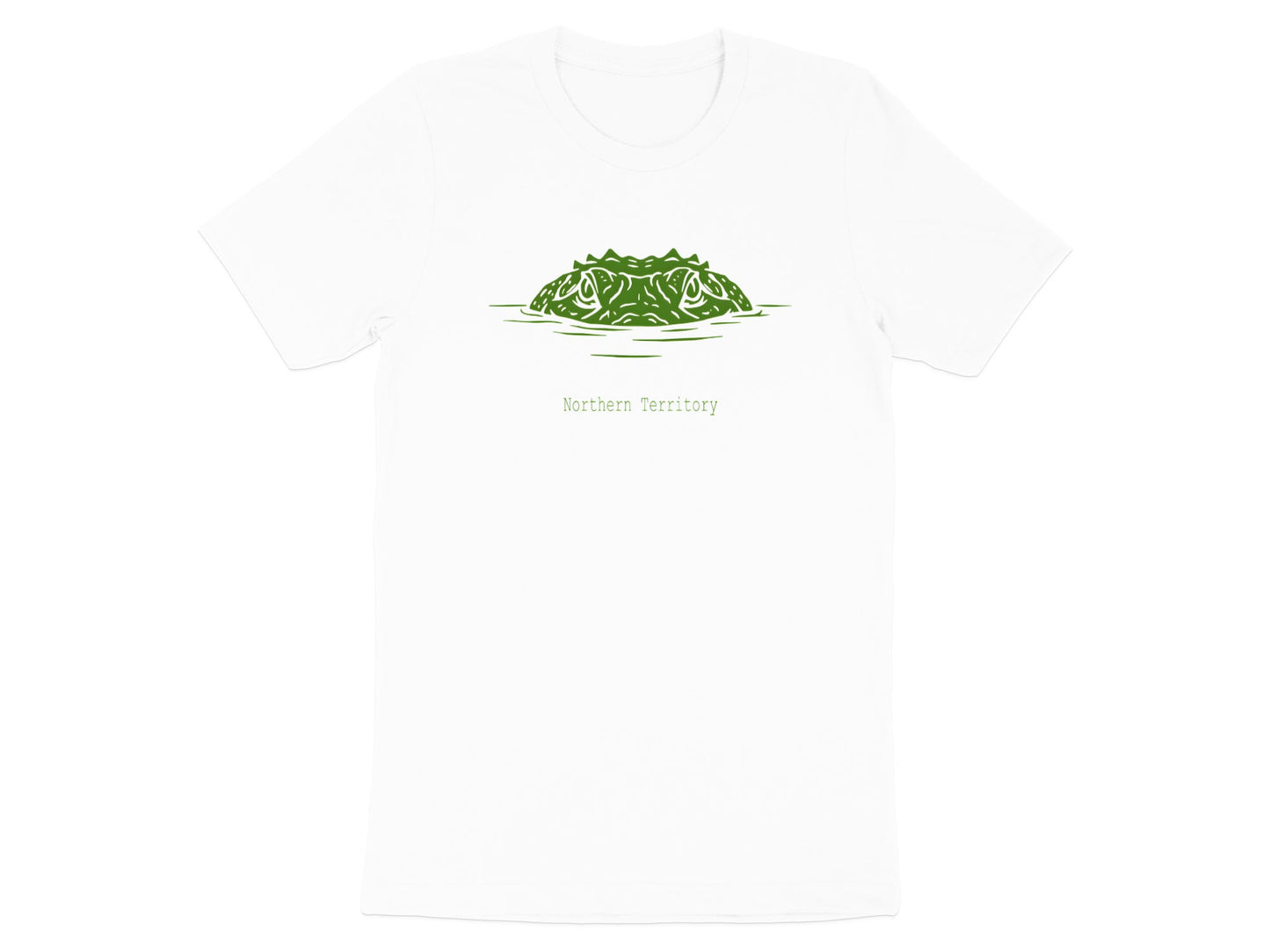 Northern Territory Crocodile Eyes T-Shirt - Lurking Croc