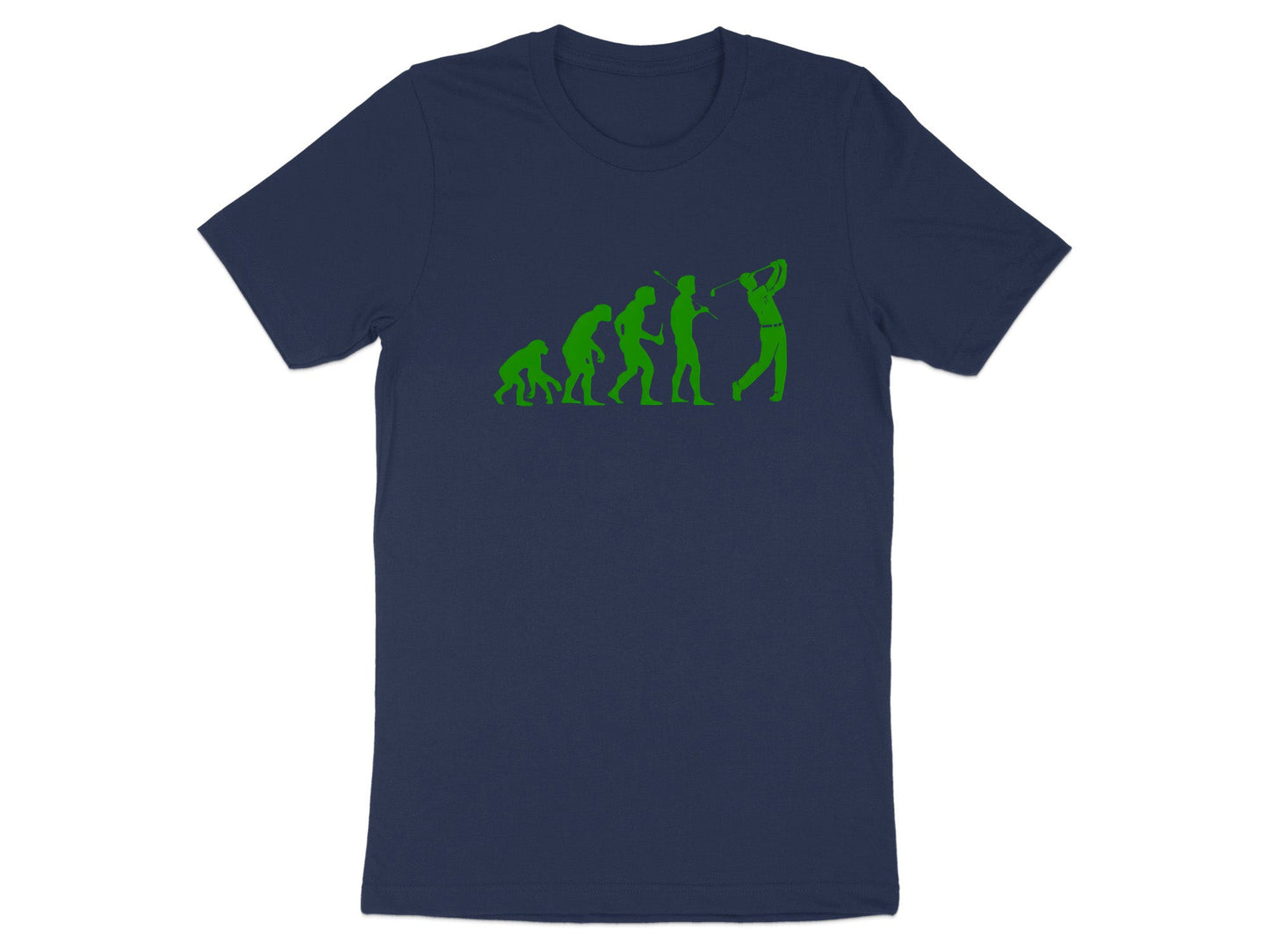 Evolution of Golf Green Silhouette T-Shirt