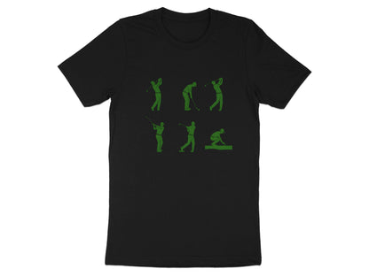 Golf Swing Mechanics Silhouette Graphic T-Shirt