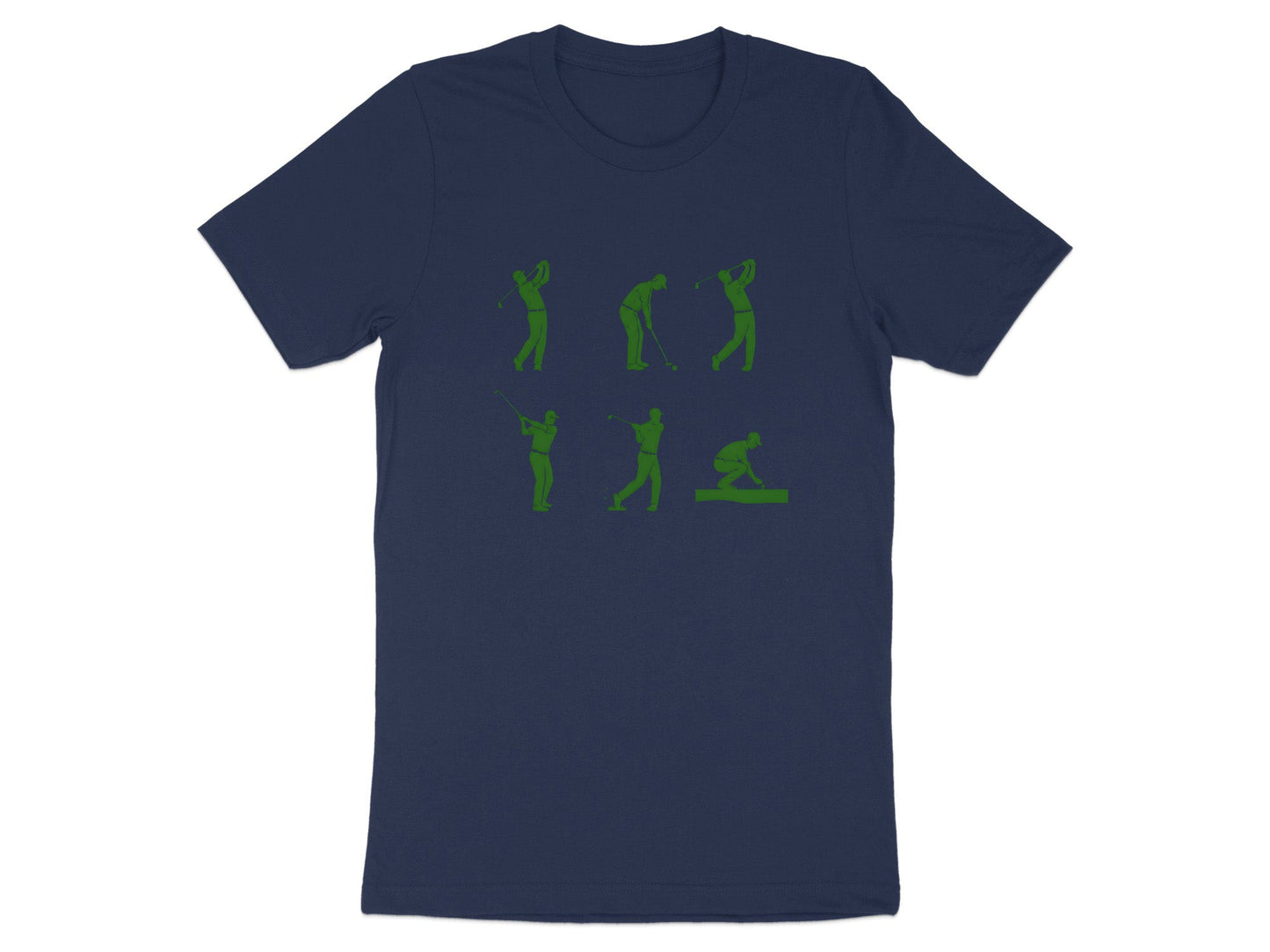 Golf Swing Mechanics Silhouette Graphic T-Shirt