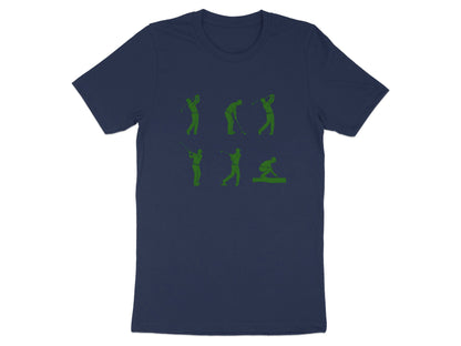 Golf Swing Mechanics Silhouette Graphic T-Shirt