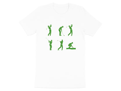Golf Swing Mechanics Silhouette Graphic T-Shirt