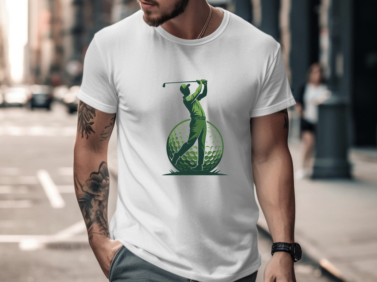 Giant Ball Pro Swing Silhouette Golf T-Shirt
