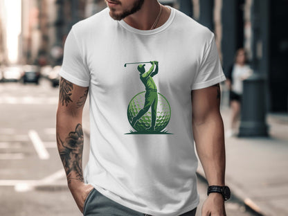 Giant Ball Pro Swing Silhouette Golf T-Shirt