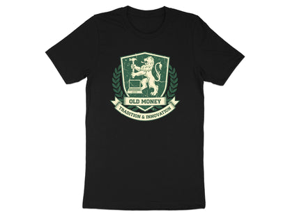 Old Money Tradition & Innovation Crest T-Shirt - Forest Green Graphic Tee