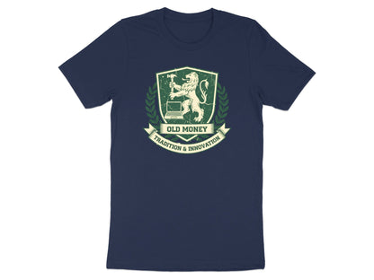Old Money Tradition & Innovation Crest T-Shirt - Forest Green Graphic Tee