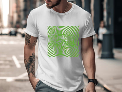 Hypnotic Green Monster Truck T-Shirt