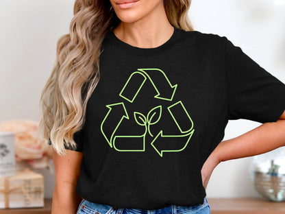 Green Recycle Symbol Sprout Tee