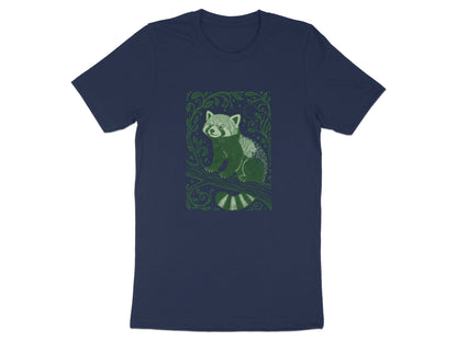 Vintage Style Red Panda Forest Illustration T-Shirt