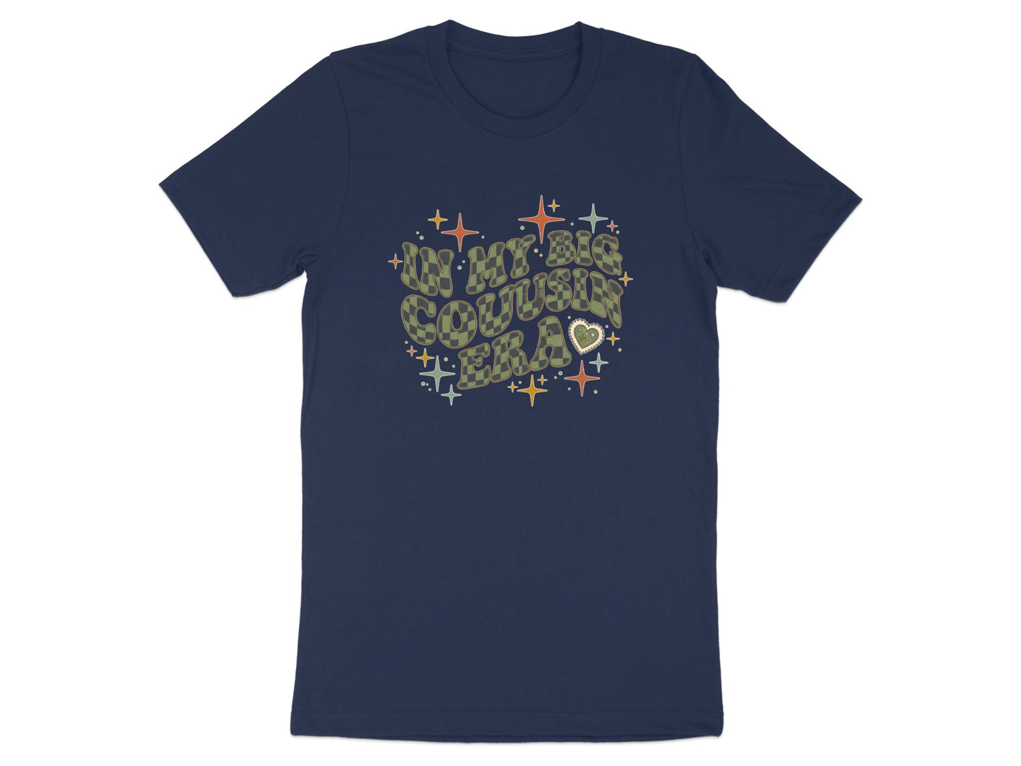 Groovy Big Cousin Era Retro Typography Tee