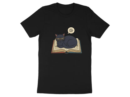 Grumpy premium Cat 'Too Many Words' Reading T-Shirt
