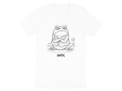 Grumpy Toad 'HMPH' Funny Illustration T-Shirt